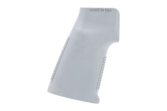 American made AR-15 pistol grip, grey.